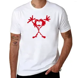 Débardeurs pour hommes T-shirts rouges Happy T-shirts pour garçons Chemise à imprimé animal T-shirts personnalisés Hommes blancs unis