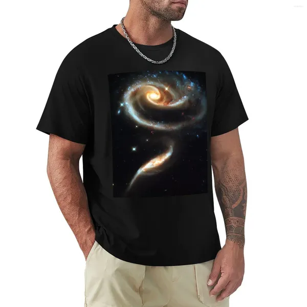 Débardeurs pour hommes Rose fait de galaxies T-Shirt poids lourd T-shirts homme vêtements esthétiques vêtements mignons