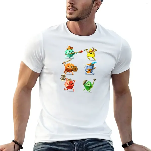 Tops de débardeur pour hommes RPG Dice Party T-shirt T-shirt T-shirt Top Summer Mens Graphic T-shirts Big and Tall