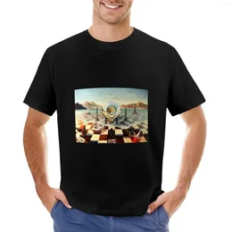 Débardeurs pour hommes Salvador Dali T-shirt d'échecs T-shirt pour hommes grands et grands t-shirts