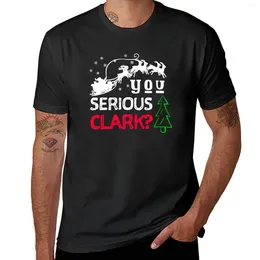 Les débardeurs masculins vendent êtes-vous sérieux Clark Christmas T-shirt plus taille vintage t-shirt shirts hommes