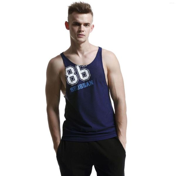 Débardeurs pour hommes Seobean Sports Vest Mesh Léger Respirant Vêtements Gilet Pour Hommes Usine En Gros Vente Transfrontalière