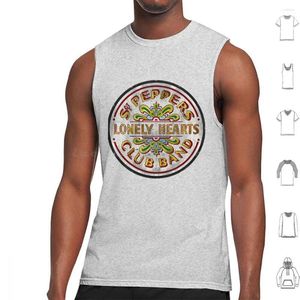 Heren tanktops Sgt Peppers Lonely Hearts Club Band Vest mouwloos