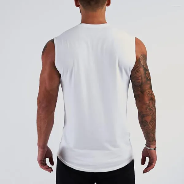 Tabbure de réservoir masculin Shirt Sportswear Acation Daily Muscle Singlets Running Vests Sans manches V Neck Workout Bodybuilding Mode Mode masculine