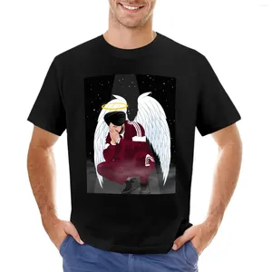 Camisetas sin mangas para hombre Sidhu Moose Wala Angel Wings camiseta moda coreana Top de verano para hombre camisetas de manga larga