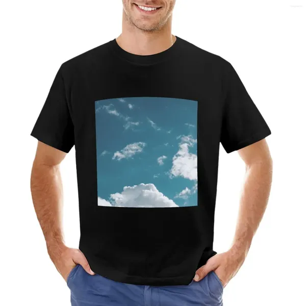 Camisetas sin mangas para hombre Cielo Hermoso Color Blanco Azul Camiseta Edición Camiseta Ropa linda