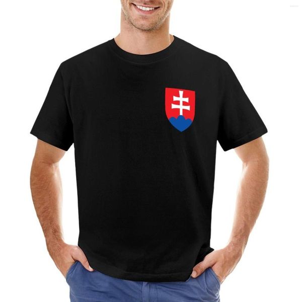 Débardeurs pour hommes Slovaquie Armoiries T-shirt Sweat Shirts T-shirt personnalisé Mens Graphic