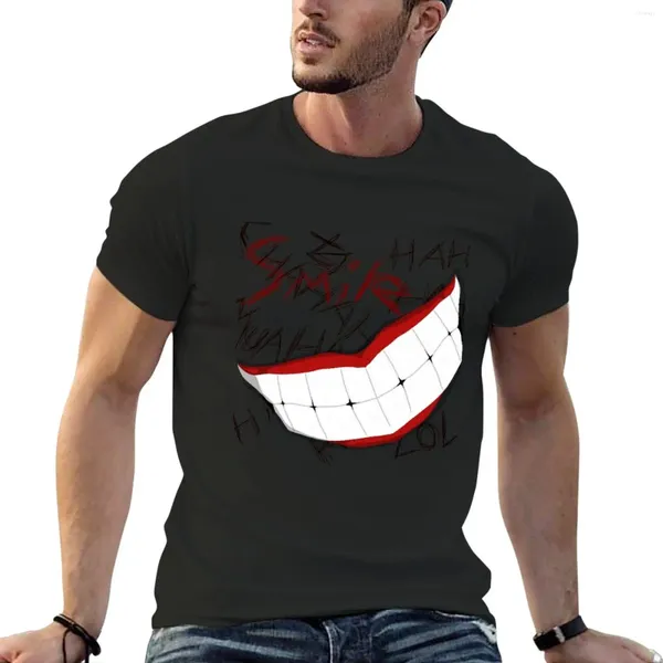 Débardeurs pour hommes Smile T-shirt Vêtements d'été surdimensionnés grands et grands t-shirts pour hommes