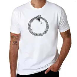 Débardeur homme Hauts Serpent Manger Queue Éternelle Récurrence Nietzsche Philosophie T-Shirt Grande Taille T-shirts À Manches Courtes Hommes Vêtements