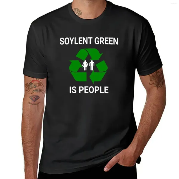 Débardeurs pour hommes Soylent Green Is People T-shirt Garçons Blancs Séchage rapide Anime T-shirts unis Hommes