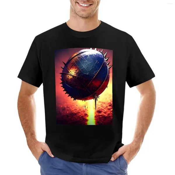 Débardeurs pour hommes Spiked Metal Sphere 2 T-shirt T-shirts drôles Concevez vos propres hommes simples