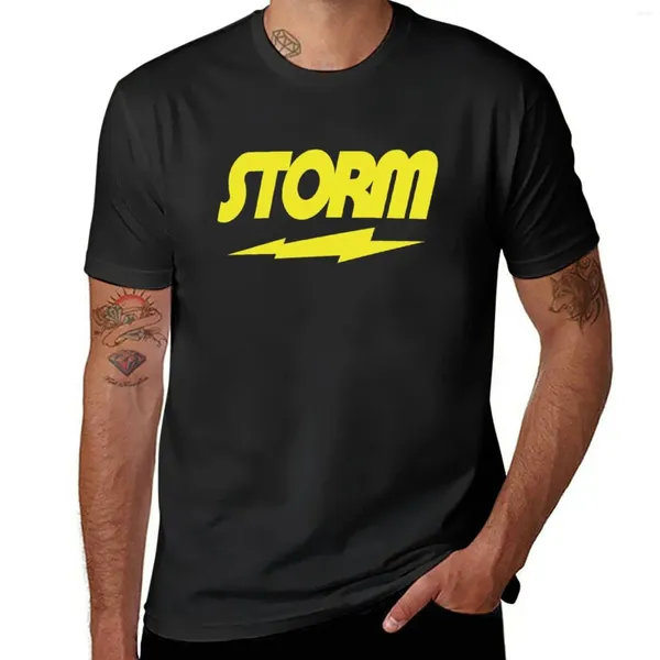 Camiseta de bolos de tormenta para hombres camiseta de bolos de tormenta clásica camisetas en blanco camisetas lindas ropa grande y alta para hombres