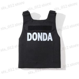 Herentanktops streetwear donda tactische vesten hiphop vest bovenkleding boventoppen tank gilet singlet voor mannen t230523