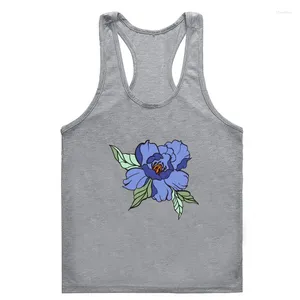 Mannen Tank Tops Zomer 2024 Lady Gym T-tank Top Menman Womens Grafische Mannen Esthetische Bloemen Kleding Me