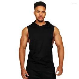 Camisetas de tanques para hombres Summer Brand Solid Color informal Capeta Mens Gym Gym Sports Brotybuilding Fitness Entrenamiento Top
