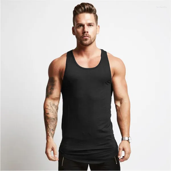 Débardeurs pour hommes Summer Gym Vêtements Hommes Sports Gilet Muscle Chemise sans manches Entraînement Singlets