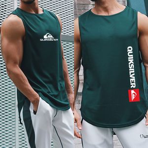 Heren tanktops Zomer heren Gym Tanks Tops Workout Bodybuilding Fitness Mouwloos T-shirt Luxe Print Strand Sportkleding Spiervesten voor heren 230710