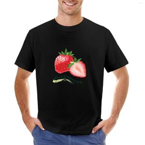 Camisetas sin mangas para hombre, camiseta de fresas dulces, camiseta de edición, ropa estética de secado rápido, estampado Animal para niños