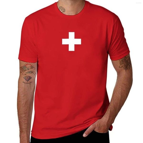 Débardeurs pour hommes Drapeau Suisse - J'aime la Suisse T-shirt Croix Blanche Sweat-shirts personnalisés T Mens Vintage