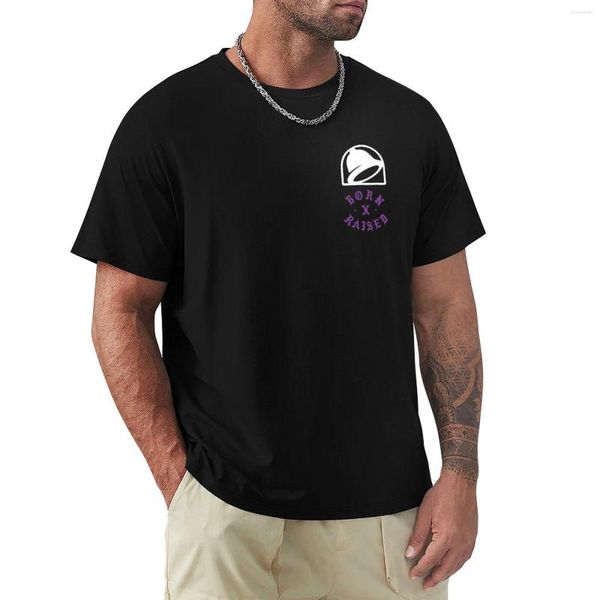 Débardeurs pour hommes Taco Bell X Raised Shirt T-Shirt Summer Aesthetic Clothing Sports Fan T-shirts Black For Men