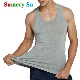 Débardeurs pour hommes Débardeurs Hommes Sports Modal Full Stretch Racing Running Vest Fitness Cool Summer Top Gym Slim Casual Undershirt Homme 3 Couleurs 230522