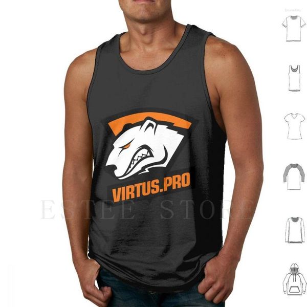 Débardeurs pour hommes Team: Virtus Pro Vest sans manches Csgo CS Counter Strike Go Pasha Biceps Game
