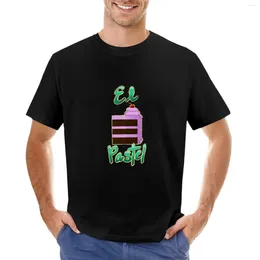 Débardeurs pour hommes Le Gâteau T-Shirt Noir T-Shirt Mignon Haut D'été Hommes T-shirts Graphiques Anime