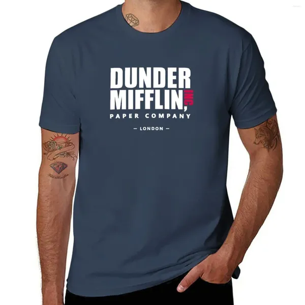 Tank's Men's Tops The Dunder Mifflin - T-shirt London T-shirts personnalisés T-shirts Sports Fan