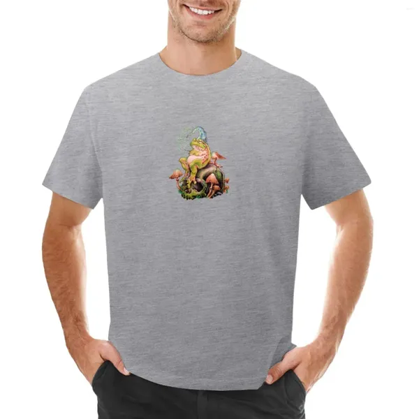 Camisetas sin mangas para hombre, camiseta de The Frog Wizard, ropa blanca para niños, diseño personalizado, tu propia ropa de talla grande para hombre