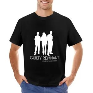 Tanktops voor heren The Leftovers - Guilty Remnant T-shirt Sneldrogende anime heren grafische T-shirts