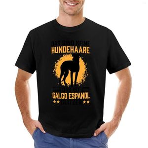 Herentanktops This Is Galgo Espanol Glitter Spanish Greyhound T-shirt Grote maten effen witte T-shirts heren