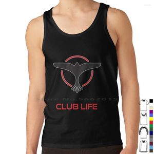 Hommes Débardeurs Tiesto-Club Life Top Pur Coton Gilet Tiesto Club Trance Danse Dj Électronique Mâle Musculation Sans Manches