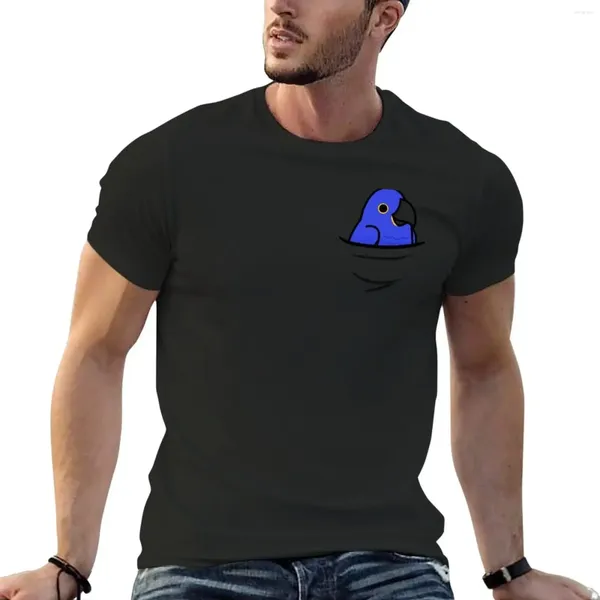 ¡Camiseta para hombres, demasiados pájaros!- Camiseta Hyancinth Macaw Boys Whites THISHS