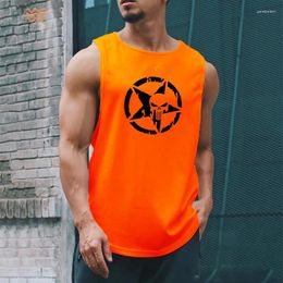 Herentanktops Top Gym kledingtanks Camis Basketball Mesh T-shirts Singlets Bodybuilding T-shirt Fitness Wear Man Tees