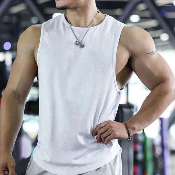 Débardeurs pour hommes Top Hommes Gilet Body Building Respirant Confortable Été Fitness Gym Muscle Plus Taille Singlets Entraînement Sans Manches