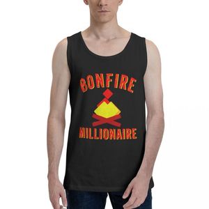 Débardeurs pour hommes Top Shirt Bonfire Token - Crypto Coin Funny Dogecoin Vest Hommes Set Nouveauté Vêtement sans manches