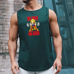 Herentanktops Top Singlets Tanks Camis Gym T-shirts Mesh Clothing Man Sportswear T-shirt Fitness Wear Basketball T-stukken