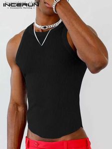 Débardeurs pour hommes Tops 2023 vêtements d'été hommes tricot gilets couleur unie confortable mâle mode décontracté offre spéciale fête spectacles débardeurs S-5XL L240319