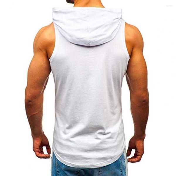 Débardeurs pour hommes Tops de musculation à la mode Gilet de musculation 3D Coupe Séchage rapide Sans manches Mince Mâle Courir Anti-boulochage T-shirt décontracté Streetwear