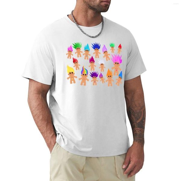 Débardeurs pour hommes Troll Mania T-Shirt Vêtements d'été T-shirts poids lourds Kawaii Blank Mens Graphic T-shirts Pack