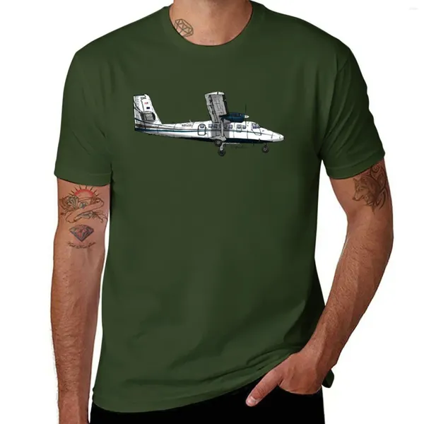 Camisetas sin mangas para hombre, camiseta Twin Otter N814SS, camisetas de gran tamaño, camiseta de edición, camisetas gráficas para hombre, Anime