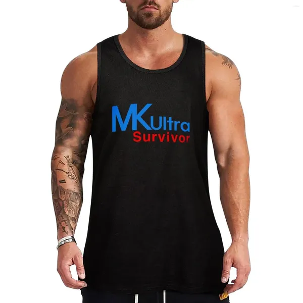 Tops pour hommes Ultra Survivor Top Bodybuilding T-shirt Man Sexy? Costume Gym Articles