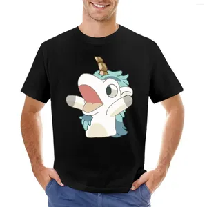 Tanktops voor heren Unicorse Leuk T-shirt Koreaanse mode T-shirt met korte mouwen Plus maat effen witte T-shirts heren