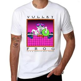 Camisetas sin mangas para hombre, camiseta Volley Frog, camisetas extragrandes con gráficos de tallas grandes para hombres