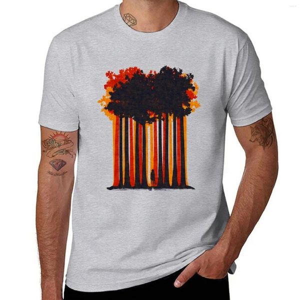 Camisetas sin mangas para hombre, camiseta roja del bosque de brujas, camisetas de gran tamaño, sudaderas, camisetas gráficas para hombre, paquete