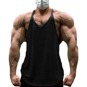 Débardeurs pour hommes Entraînement Tanktop Muscle Guys Gym Vêtements Bodybuilding Stringer Top Hommes Coton Gilet Y Retour Chemise Sans Manches Sports Singlets 231009