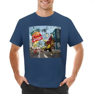 Camisetas para hombres de la pizzería para hombres Camiseta de entrega de verano