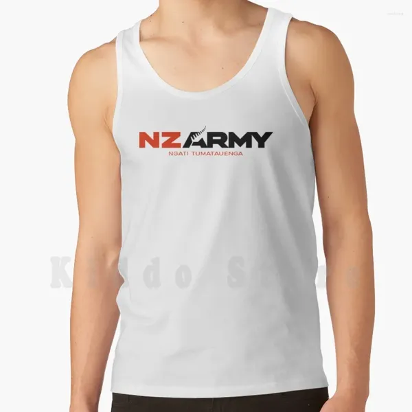 Camisetas sin mangas para hombre Chaleco del ejército de Zelanda Algodón Kiwi Maorí Militar Armada Fuerza de defensa Cresta Air Royal