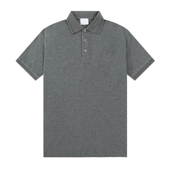 Polo de créateur TeesPolos pour hommes T-shirt décontracté T-shirt à manches courtes 100% pur coton de haute qualité avec une excellente sensation de main Haut de mode d'affaires haut de gamme Taille asiatique