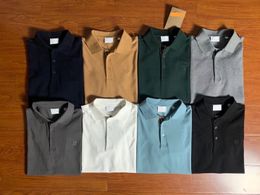 Camisetas para hombre Polos Camiseta de diseñador de moda 100% algodón puro Polo con letra B bordada Top de negocios versátil para hombre con mangas cortas de moda Ropa deportiva de ocio